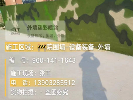 三沙 迷彩漆喷涂价格（按平方米计费）